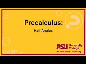 Half Angles