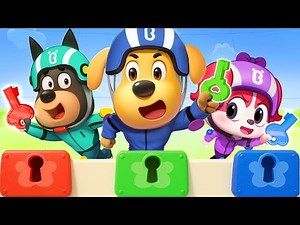 The Escape Room Challenge | Funny Cartoons | Teamwork | Kids Cartoon | Sheriff Labrador | BabyBus
