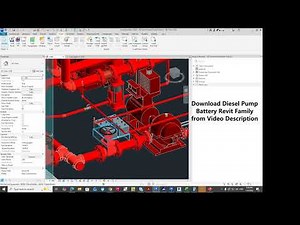 Diesel Pump Battery-Revit Family