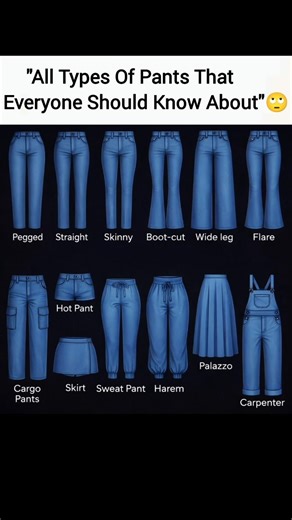 All Types Of Pants That Everyone Should Know About