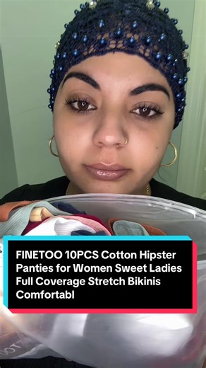 FINETOO 10PCS Cotton Hipster Panties for Women Sweet Ladies Full Coverage Stretch Bikinis Comfortable Bridal Briefs S-XL Womenswear High Elastic@FINE TOO #TikTokShopCreatorPicks #finetoo #panties #blumen #10pcs