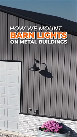 A clean-looking barn light starts with proper placement, not just the center of the building. 💡