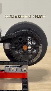 11K views · 90 reactions | Chain Tensioner + Driver #lego #legotechnic #chain #mechanical #mechanism | Bricks Master Builders | Facebook