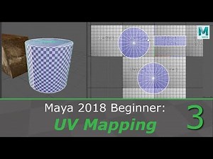 Maya 2018 Beginner: UV Mapping (3/3)