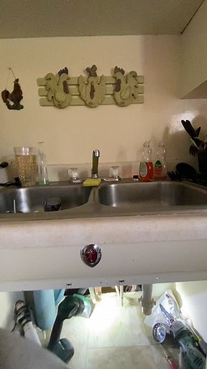 Removing a cast-iron joint, repairing it with a Fernco donut. #HandsomeOrHandy #Handyman #Plumbing