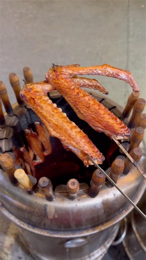 Perfect 👌 Grilled Duck 🦆 Wings 😋🔥 #food #usa #shorts