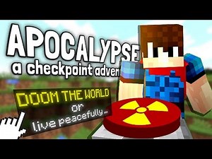 Minecraft but if you PUSH THIS BUTTON It Causes the END OF THE WORLD (Decimation Mod)