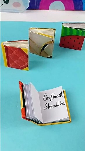 Mini Book DIY | Mini Book from Matchbox DIY #diy #shorts #viral