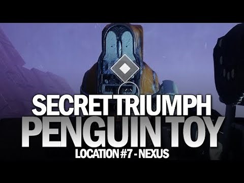 Penguin Toy Statue Location & Secret Triumph #7 (Nexus) [Destiny 2]