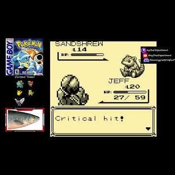 Abra Pulled a Spoon Out of His...? (Pokemon Blue) #retrogaming #pokemon #evolution #kadabra