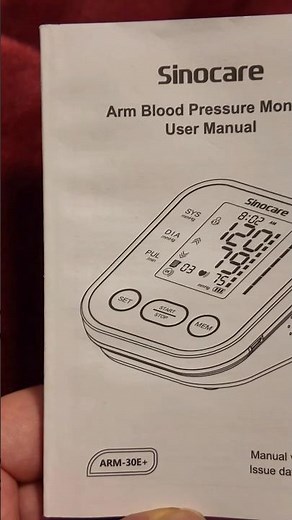 RECENSIONE - Sinocare ARM-30E+ Misuratore di Pressione Arteriosa da Braccio con Display LCD