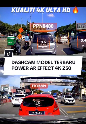 Dashcam Model Terbaru 4K Z50 dengan AR Effect