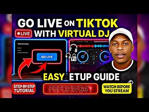 🔥🎧 Go LIVE on TikTok with Virtual DJ | Step-by-Step Tutorial for DJs | EASY Setup 🎧🔥