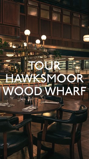 ✨🍸 It’s a glamorous spot, our place in Wood Wharf Classic Hawksmoor interiors, but floating among skyscrapers. 🔥 The bar’s got rizz to burn – perfect for after-work drinks. Events? Safest pair of hands in Canary Wharf. Why? 🍽️ Exceptional food 🍸 Proper cocktails 🙌 Service that makes you look like an event organising G Swing by and have a quick drink with Leena – she’’ll tell you all about it. | Hawksmoor