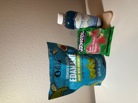 ASMR | Chewy Gummies, Blue Kombucha & Crunchy Edamame (Eating & Mouth Sounds)