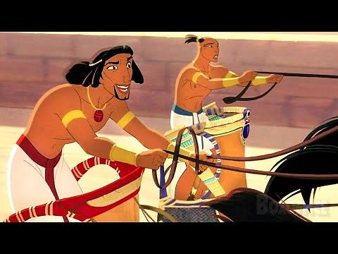 Moses VS Rameses chariot race | The Prince of Egypt | CLIP