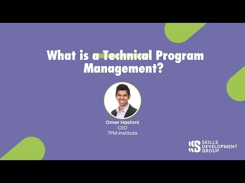 What is Technical Program Management?