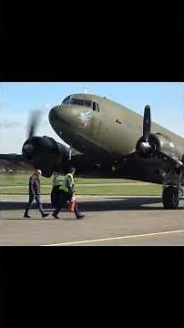 Engines Start C-47 / DC-3 #c47 #dc3 #dakota #skytrain #ww2 #paratroopers #marketgarden #liberation