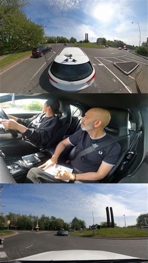Shows a good example on roundabouts!!! #drivinginstructor #learnonyoutube #test
