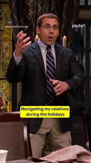 If only fighting with family was thisssss easy. Stream Dinner for Schmucks for free On Demand on Pluto TV! #FreeFallin #dinnerforscmucks #comedy