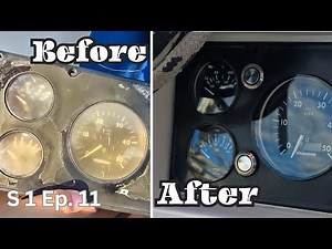 How to restore your faded boat gauge panel (Like New!)