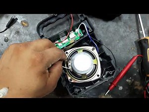 SMALL SPEAKER REPAIR.