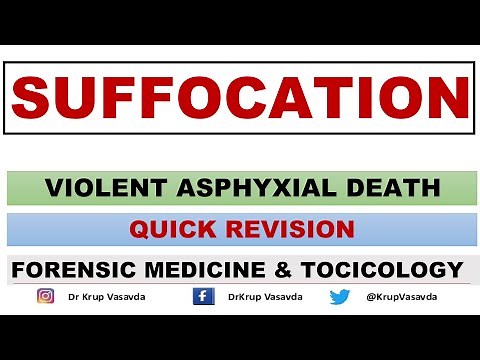 Suffocation | Forensic Medicine | Dr Krup Vasavda