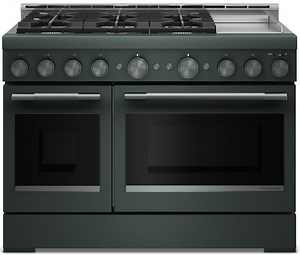KitchenAid 6.3 Cu. Ft. Commercial-Style 6 Burner Gas Range with Griddle 48-Inch Wide in Juniper - KFGD948SJP