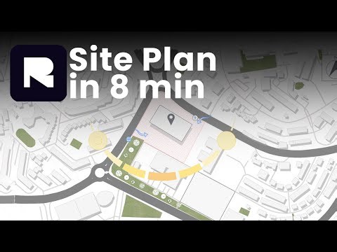 How to Draw a Site Plan for Architecture (the fastest way)