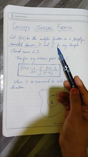 Cauchy's Integral Formula