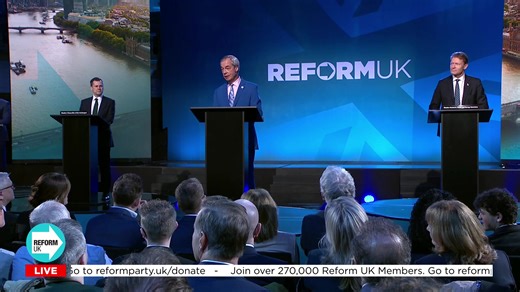 Watch LIVE as Nigel Farage makes his first announcements for our Shadow Cabinet. | Reform UK