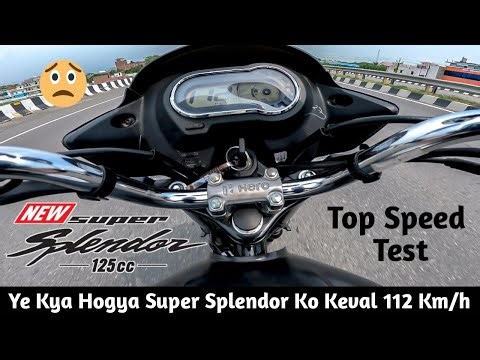 Hero Super Splendor Xtec Top Speed Test | Shocking Results