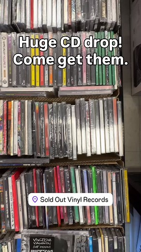 CD bins are getting some much needed love! Check out everything we’re putting out for this weekend. #soldoutvinylrecords #cd #cds #cdcollection | Sold Out Vinyl Records | Facebook