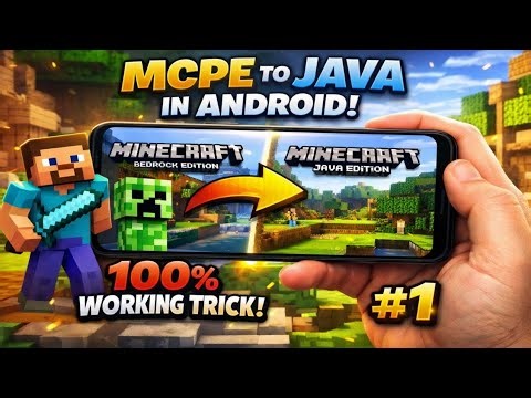 Minecraft BR to Java in Android 😍 | 100% Working Trick #1