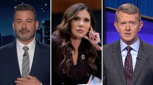 Jimmy Kimmel & Ken Jennings Are Jubilant About Kristi Noem’s Firing