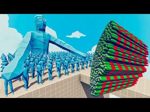200x ICE MUMMY + 1x GIANT vs EVERY GOD - Totally Accurate Battle Simulator TABS