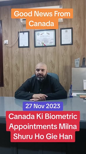 Canada Biometric Appointment Process Started