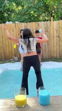 competencia de agua 💦 #challenge #shorts #juegos