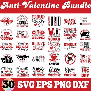 Anti Valentine Svg Png 30 Bundle, Retro Valentine Svg, Sublimation Designs, Trendy Valentine Svg, Funny Valentine Svg, Sarcastic Valentine - Etsy