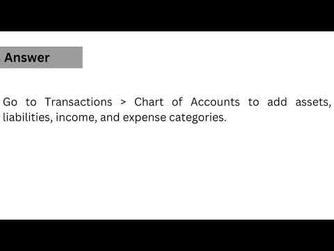 QuickBooks General Question & Answer | How do I set up the Chart of Accounts in QuickBooks Online?