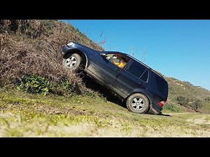 w163 offroad ml320 4ets working 40° climb uphill