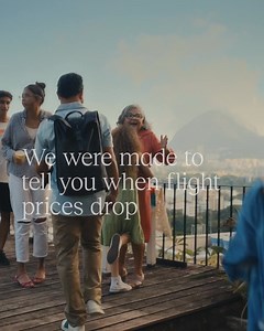 You were made to exchange hugs. We were made to track flight prices. | Expedia