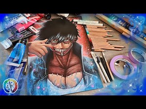 My Hero Academai: Dabi drawing (time lapse)