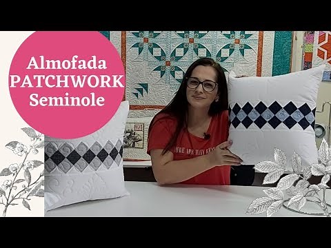 Patchwork Cushion - Seminole Technique | Seminole Border Step by Step