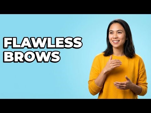 How can I blend brow powder naturally?