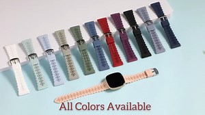 Watch 3 Pack Bands For Fitbit versa 3/Fitbit Sense on Amazon Live