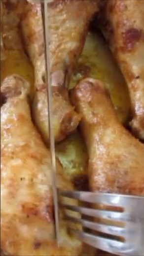 OVEN FRIED CHICKEN DRUMSTICKS 🍗 So YUMMY 😋 #food #protein #baking #recipe #tutorial