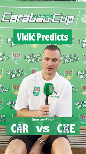 Do you agree with Nemanja Vidic’s Quarter-Final predictions? 👀🏆 #EFL #CarabaoCup #Vidic #ManchesterUnited #footballtiktok