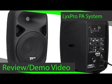 LyxPro SPA-8 Portable 100-Watt Speaker Review