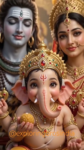 Shiv Parvati Baby Ganesh | Divine Family Love & Blessings 2026